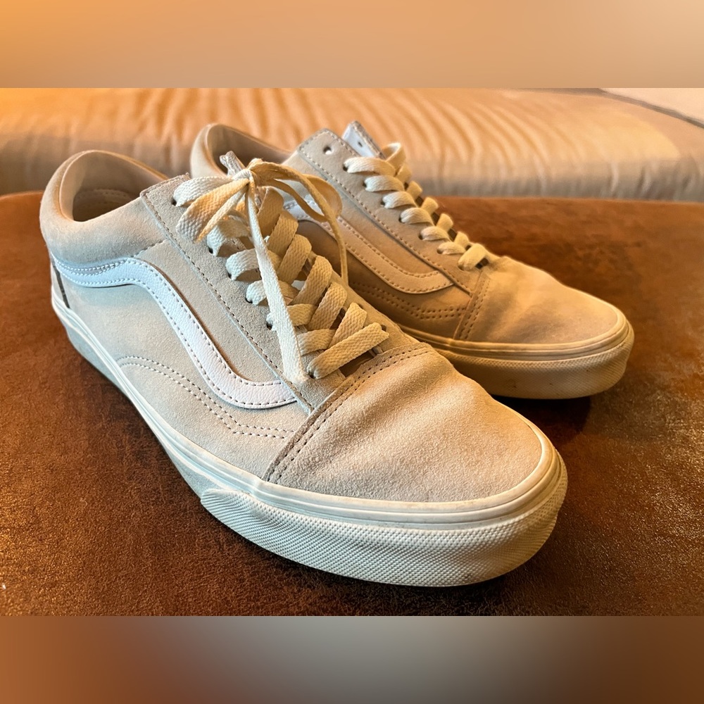 Vans Old Skool Marshmallow Pig Suede - Men’s 8 / Women’s 9.5 Excellent Condition